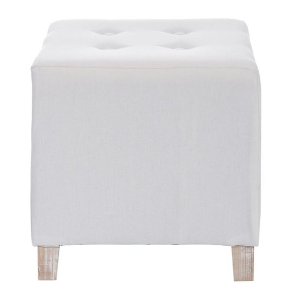 Puf Button White, 34x34x35 cm-image-1