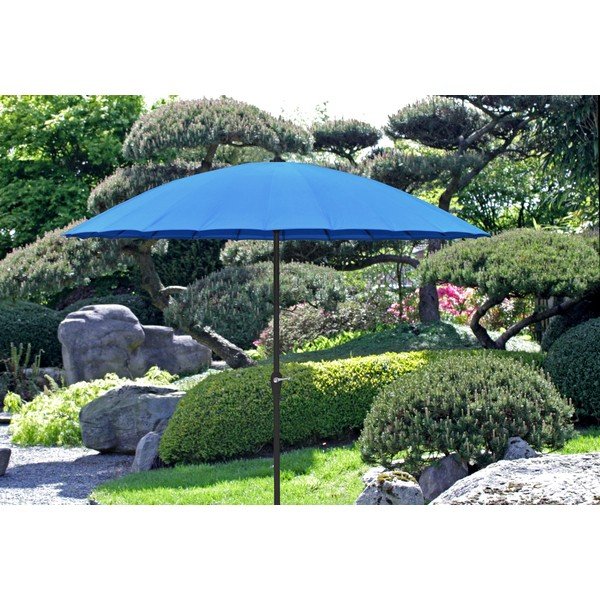 Niebieski parasol ogrodowy ø 255 cm – Garden Pleasure-image-2