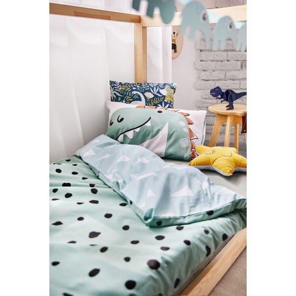 Bawełniana jednoosobowa pościel dziecięca 140x200 cm Dino – Bonami Selection-image-3