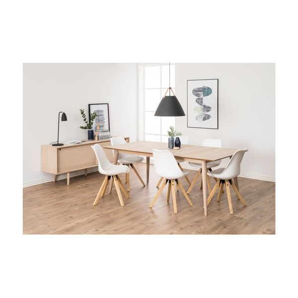 Rozkładany stół z konstrukcją z drewna dębowego Actona Century, 200x100 cm-image-2