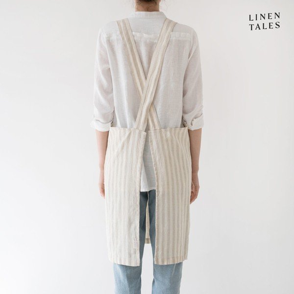 Lniany fartuch Crossback – Linen Tales-image-2