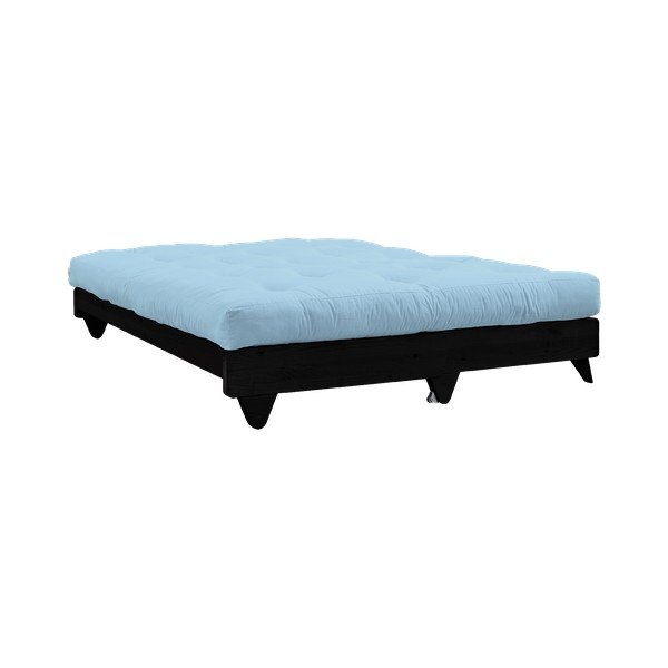 Sofa rozkładana z jasnoniebieskim pokryciem Karup Design Fresh Black/Light Blue-image-4