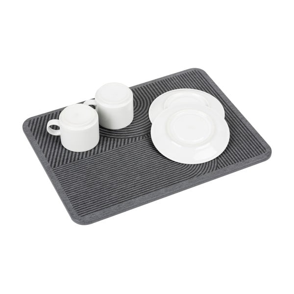 Szara podkładka do naczyń okrzemkowa (z diatomitu) 40x30 cm Damon – Wenko