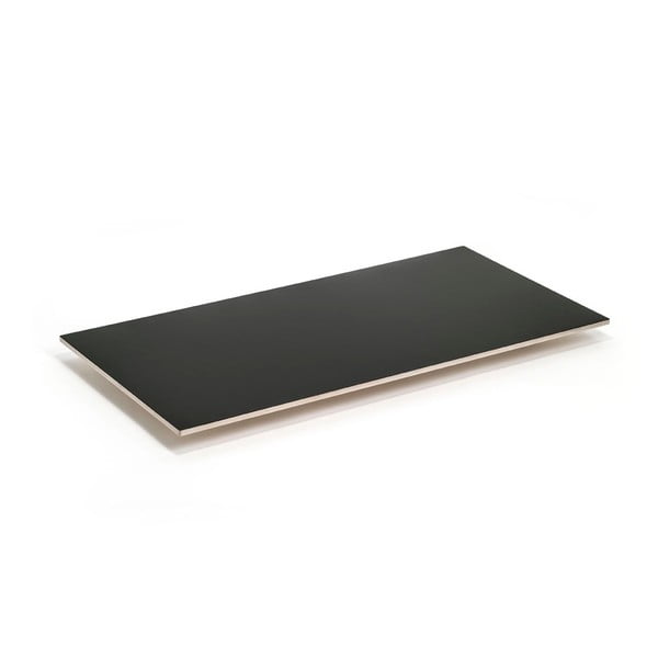 Blat do stołu Flat 150x75 cm, czarny