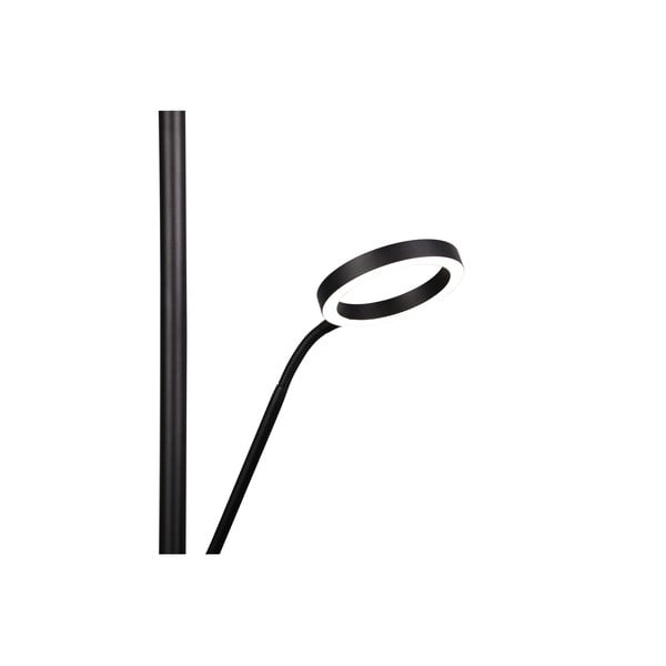 Czarna lampa stojąca LED (wysokość 180 cm) Willis – Trio-image-4