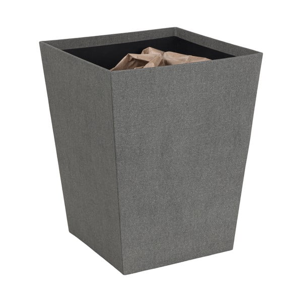 Szary kosz na śmieci Sofia Canvas Paper Laminate – Bigso-image-4