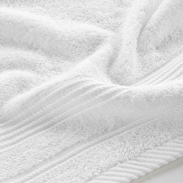 Biały bawełniany ręcznik frotte 30x50 cm Tendresse – douceur d'intérieur-image-2