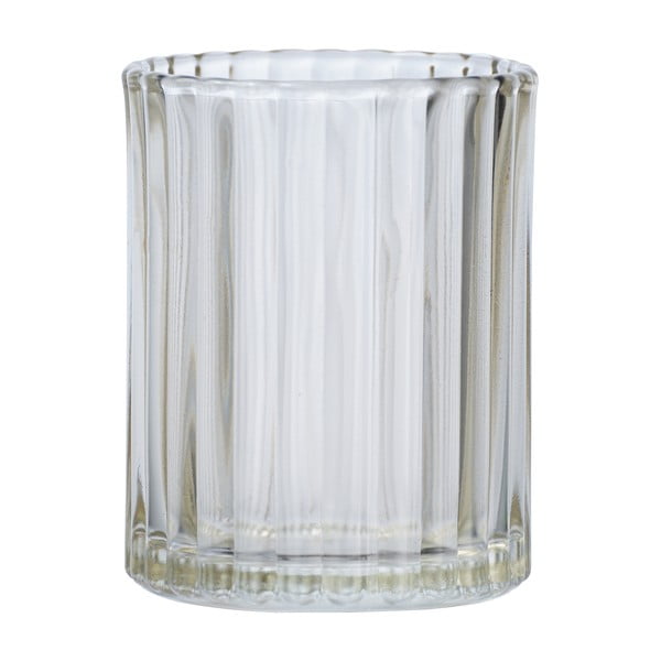 Beżowy szklany kubek na szczoteczki Wenko Vetro-image-2