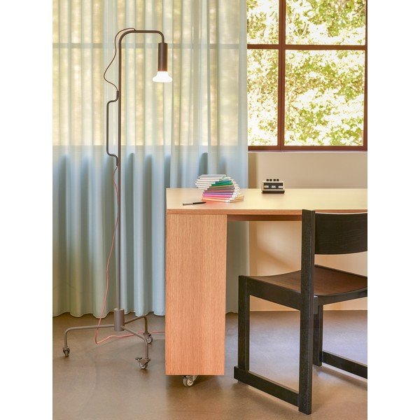 Brązowa lampa stojąca (wysokość 154 cm) Ido – Hübsch-image-1