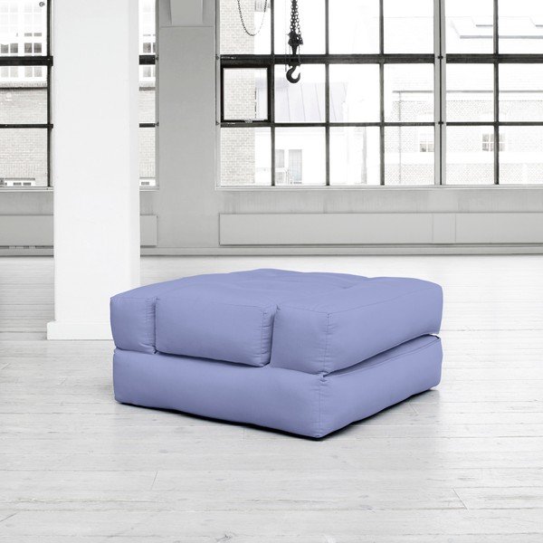 Fotel rozkładany Karup Cube Blue Breeze-image-4