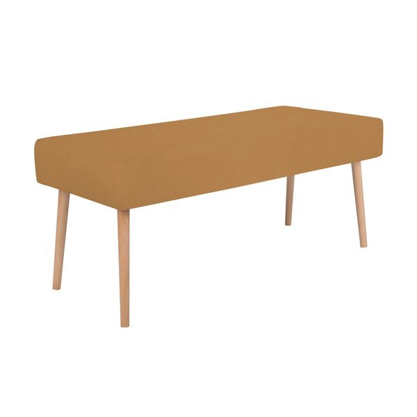 Żółta ławka Mazzini Sofas Bergamot