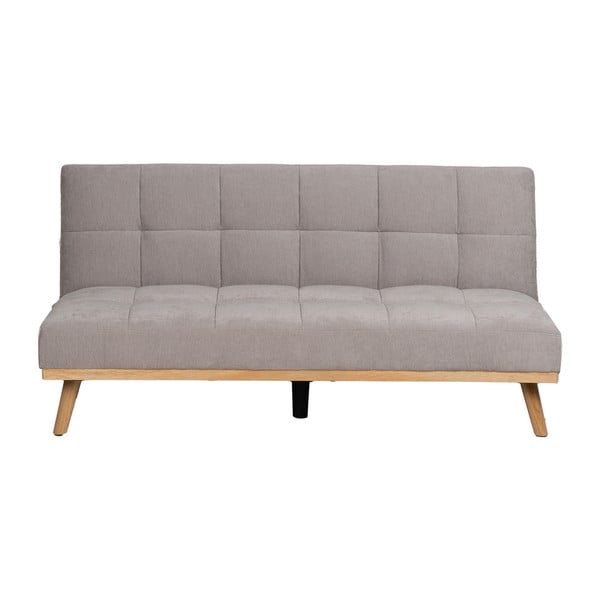 Jasnoszara rozkładana sofa  z tkaniny szenilowej 178 cm – Ixia