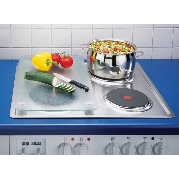 Zestaw 2 szklanych płyt na kuchenkę Wenko Transparent-image-2