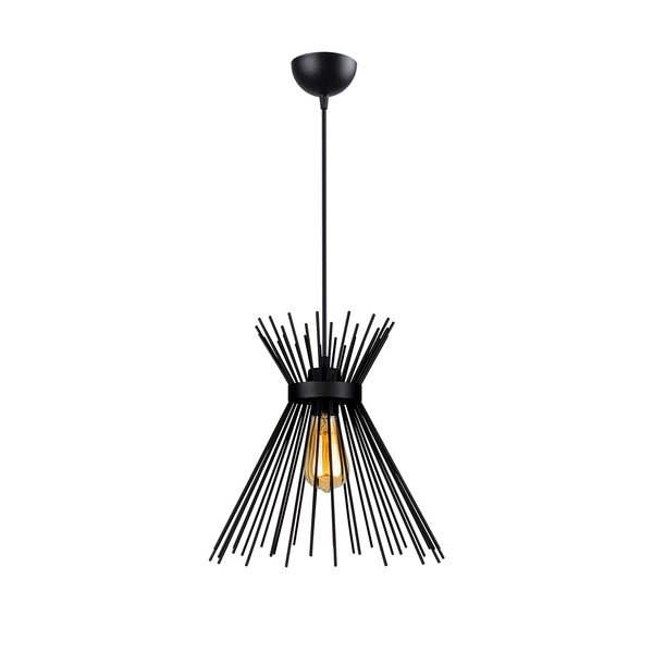 Czarna metalowa lampa wisząca Izmir – Squid Lighting