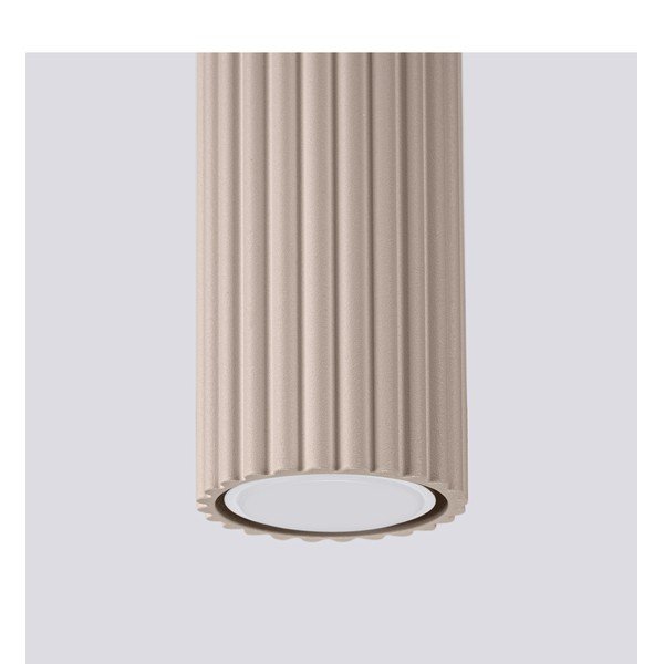 Szarobrązowa metalowa lampa punktowa Gleam – Sollux-image-4