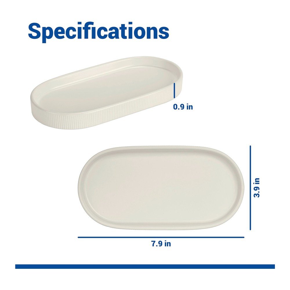 Kremowy organizer łazienkowy ceramiczny Fablo – Wenko (zdjęcie 4)