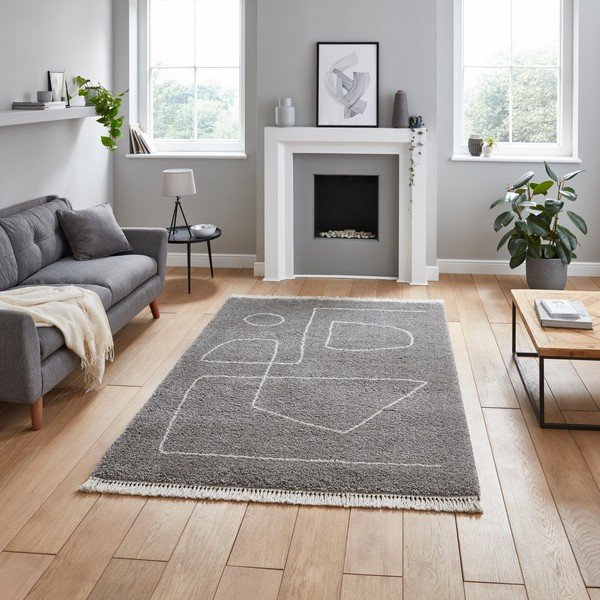 Beżowy dywan Think Rugs Boho, 160x220 cm-image-1