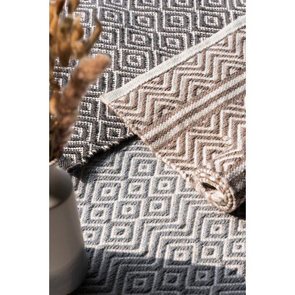 Beżowy tekstylny dywanik łazienkowy 50x80 cm Shaki – Wenko-image-4