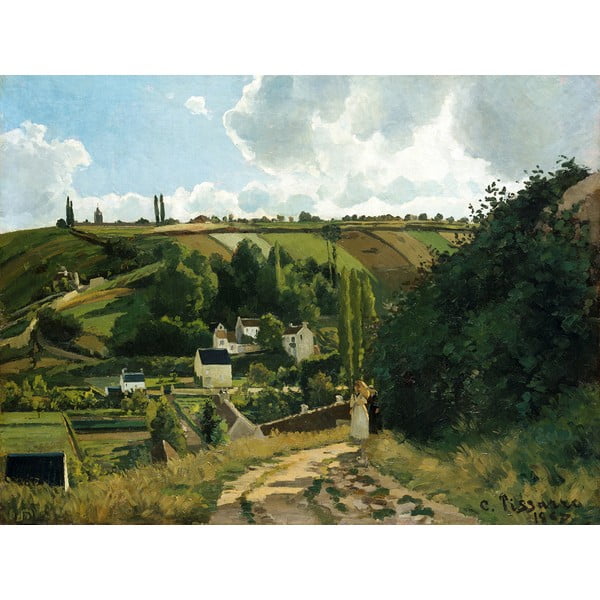 Reprodukcja obrazu Camille'a Pissarra – Jalais Hill Pontoise, 80x60 cm