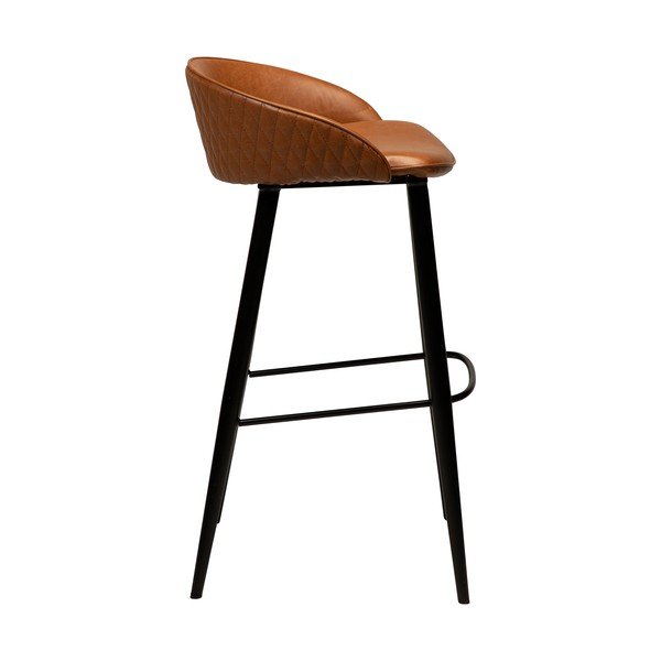 Brązowy hoker z imitacji skóry DAN-FORM Denmark Dual. wys. 91 cm-image-2
