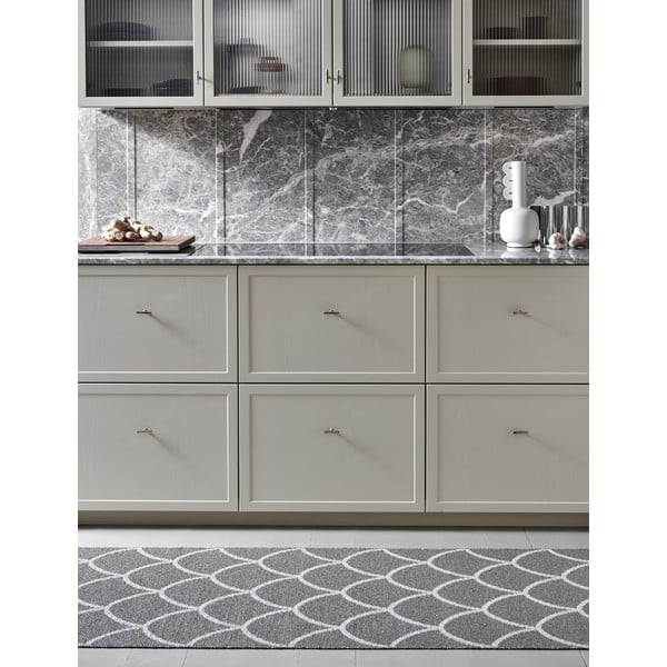 Szary chodnik odpowiedni na zewnątrz 70x300 cm Kotte Charcoal – Pappelina-image-1