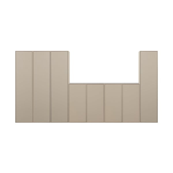 Kremowa szafa modułowa z litego drewna sosnowego 400x200 cm Daily – vtwonen