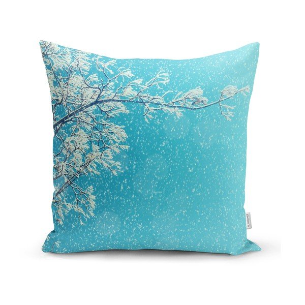 Zestaw 4 dekoracyjnych poszewek na poduszki Minimalist Cushion Covers Winter Flowers, 45x45 cm-image-2