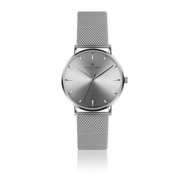 Zegarek unisex z paskiem w srebrnym kolorze ze stali nierdzewnej Frederic Graff Pantejo