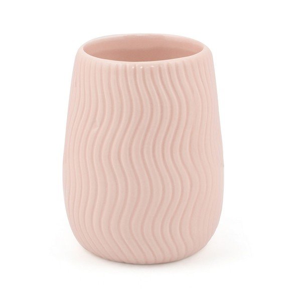 Różowy ceramiczny zestaw akcesoriów łazienkowych Merlin – Mioli Decor-image-4