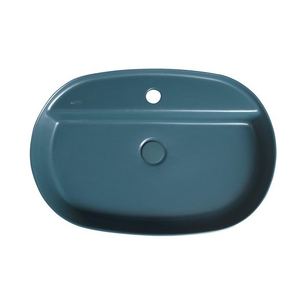 Morska ceramiczna umywalka 60x40 cm Infinity Oval – Sapho-image-1