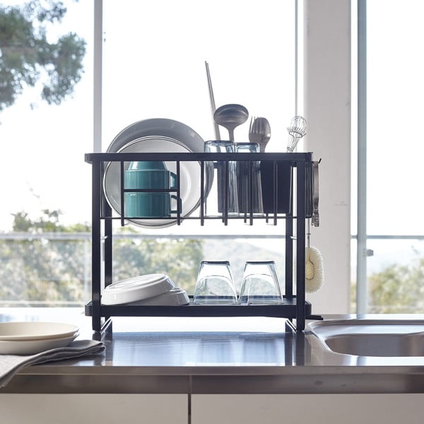 Metalowy ociekacz dwupiętowy Tower – YAMAZAKI-image-3