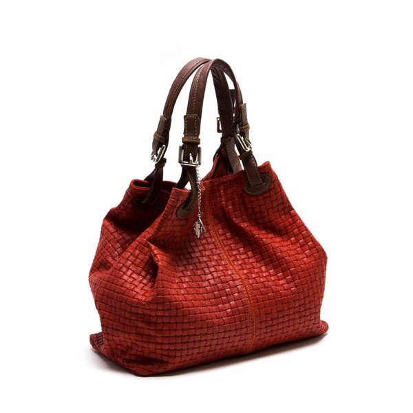 Torebka skórzana Isabella Rhea 858 Rosso-image-2