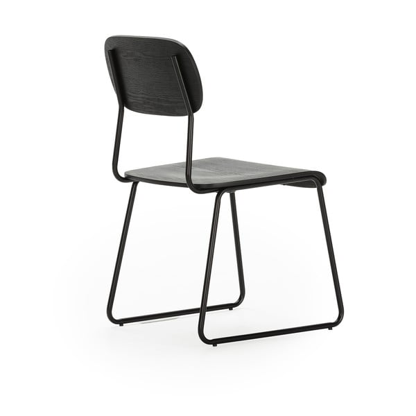 Czarne krzesła zestaw 2 szt. Aira – Marckeric-image-3