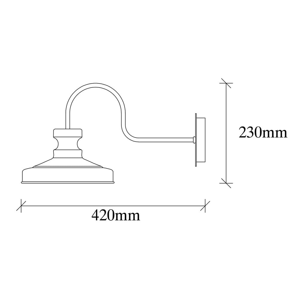 Czarny kinkiet ø 22 cm Kiruna – Opviq lights (zdjęcie 5)