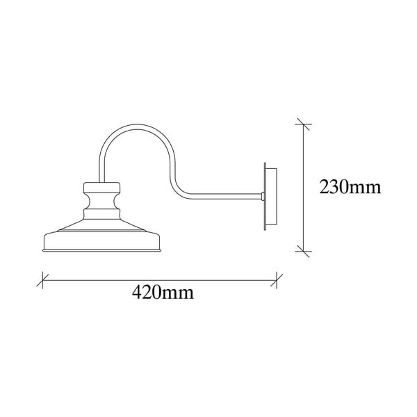 Czarny kinkiet ø 22 cm Kiruna – Opviq lights-image-4