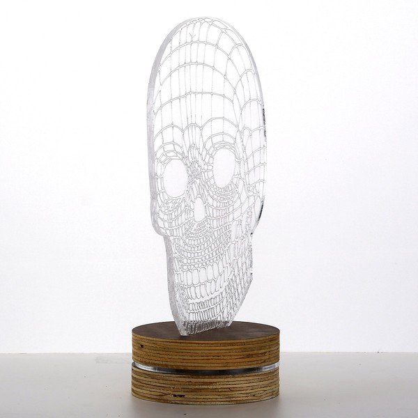 Lampa 3D stołowa Skull-image-2