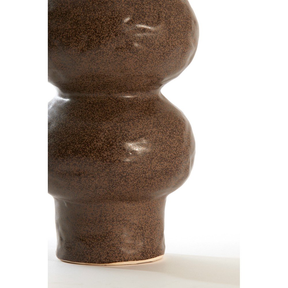 Brązowy ceramiczny wazon (wysokość 33,5 cm) Rogano – Light & Living (zdjęcie 4)