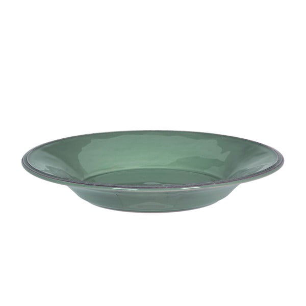 Zielony kamionkowy talerz ø 26,5 cm Constance – Côté Table