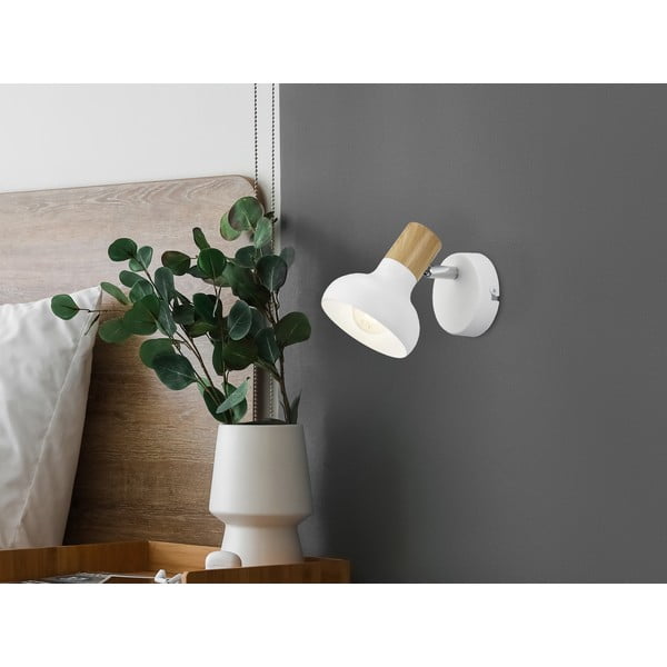 Biały kinkiet ø 10 cm Latika – Reality-image-1