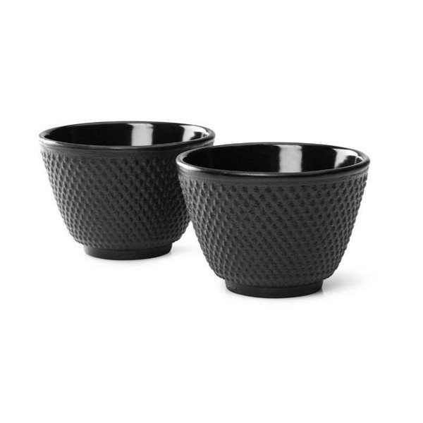 Zestaw 2 czarnych czarek żeliwnych Bredemeijer Jang, ⌀ 7,8 cm