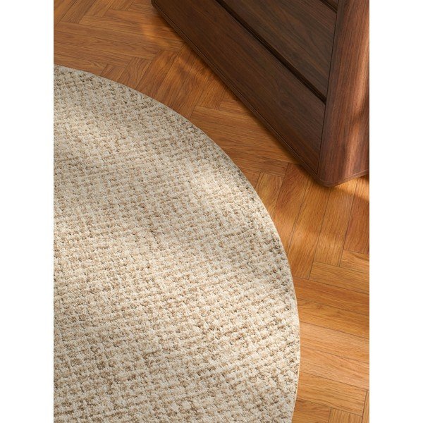 Wełniany okrągły dywan w naturalnym kolorze ø 160 cm Eloise – Hanse Home-image-2