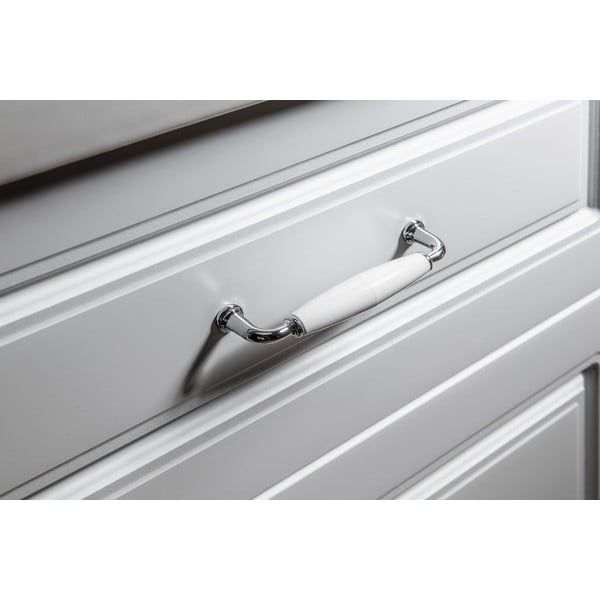 Biała szafka łazienkowa 40x184 cm Favolo – Sapho-image-3