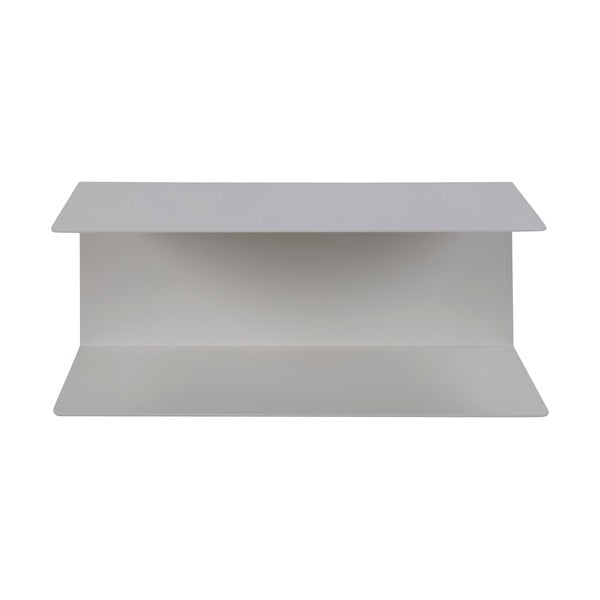 Biała podwójna metalowa półka ścienna Actona Joliet, szer. 35 cm