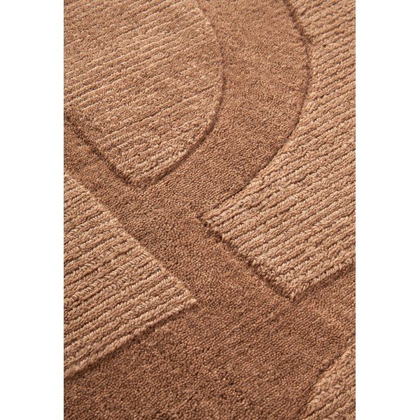 Brązowy wełniany dywan tkany ręcznie 160x230 cm Alexis – Villeroy&Boch-image-4