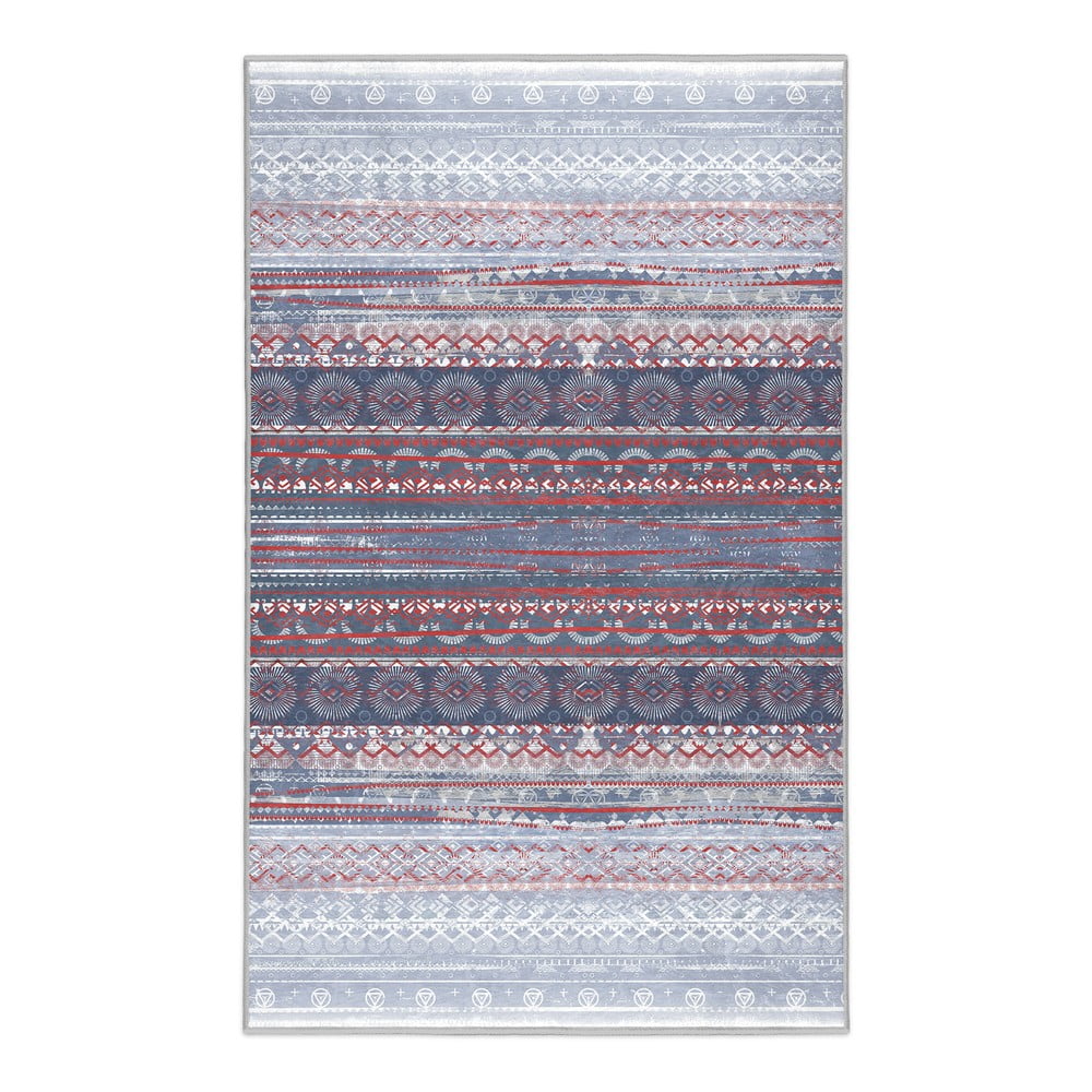 Fioletowo-szary dywan odpowiedni do prania 80x150 cm Vintage Stripe – Mila Home