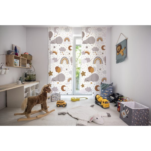 Zasłona dziecięca 250x110 cm Balloon Dreaming – Butter Kings-image-1