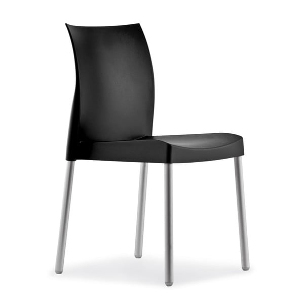 Czarne krzesło Pedrali Ice 800