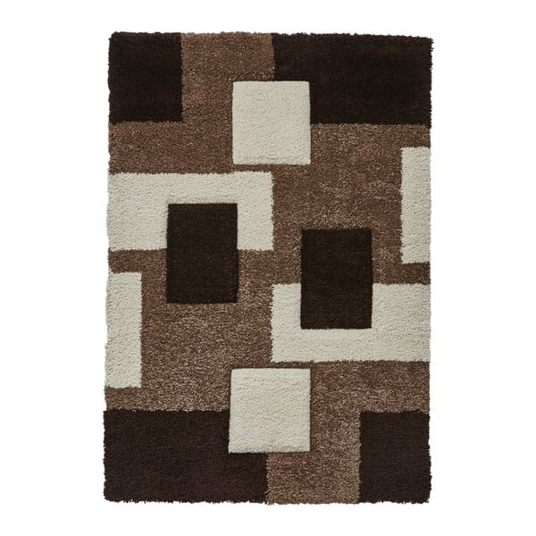 Beżowy dywan z geometrycznym wzorem Think Rugs Fashion, 120x170 cm