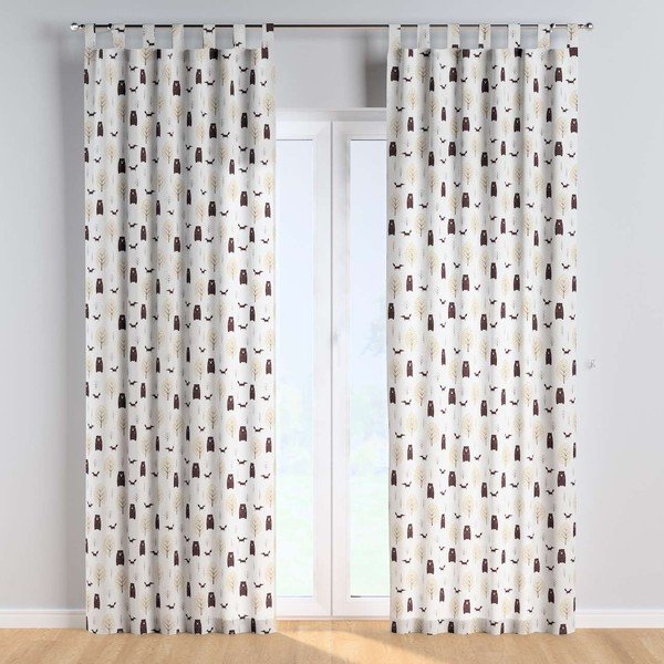 Zasłona dziecięca 260x130 cm Magic Collection – Yellow Tipi-image-3