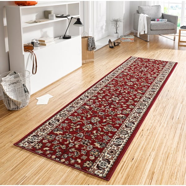 Dywan Basic Vintage, 80x500 cm, czerwony-image-1